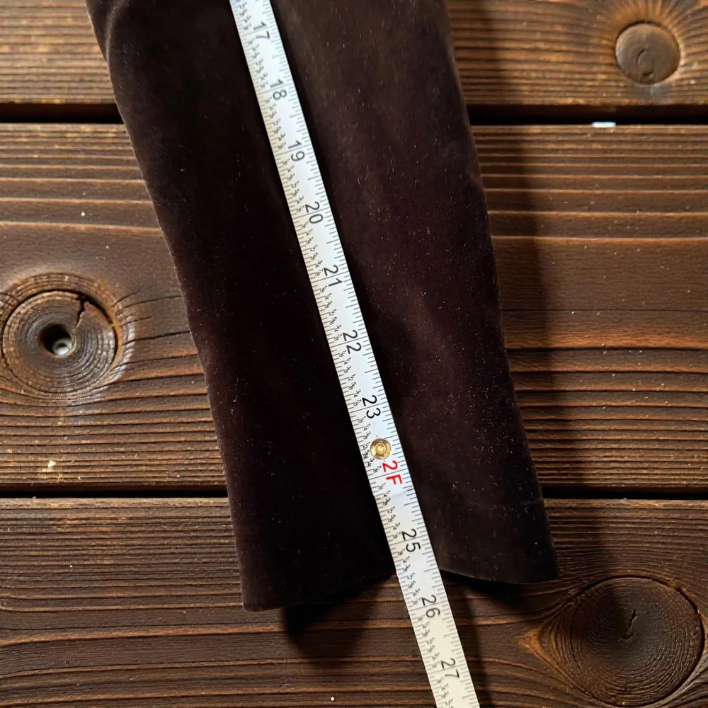 RARE - Caruso for Zero Camoshita Brown Velvet Suit - Handmade Italy - IT48/US38